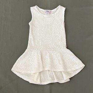 That's My Girls Ivory Lace Summer Dress Girls Size 7/8